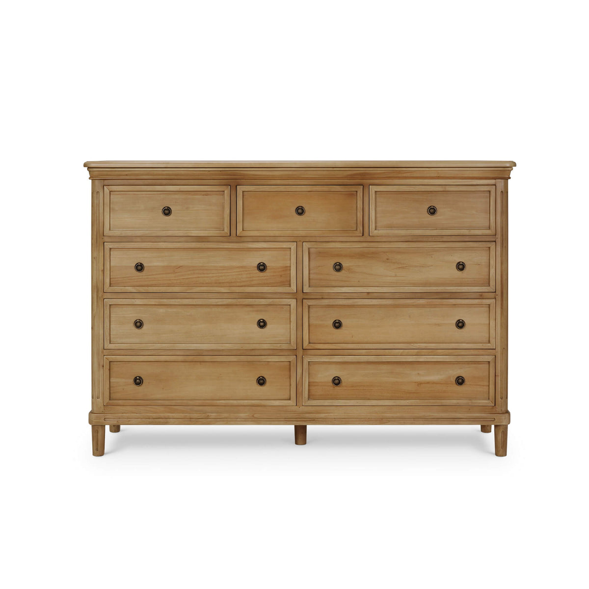 Hayward 9 Drawer Dresser in Fruitwood