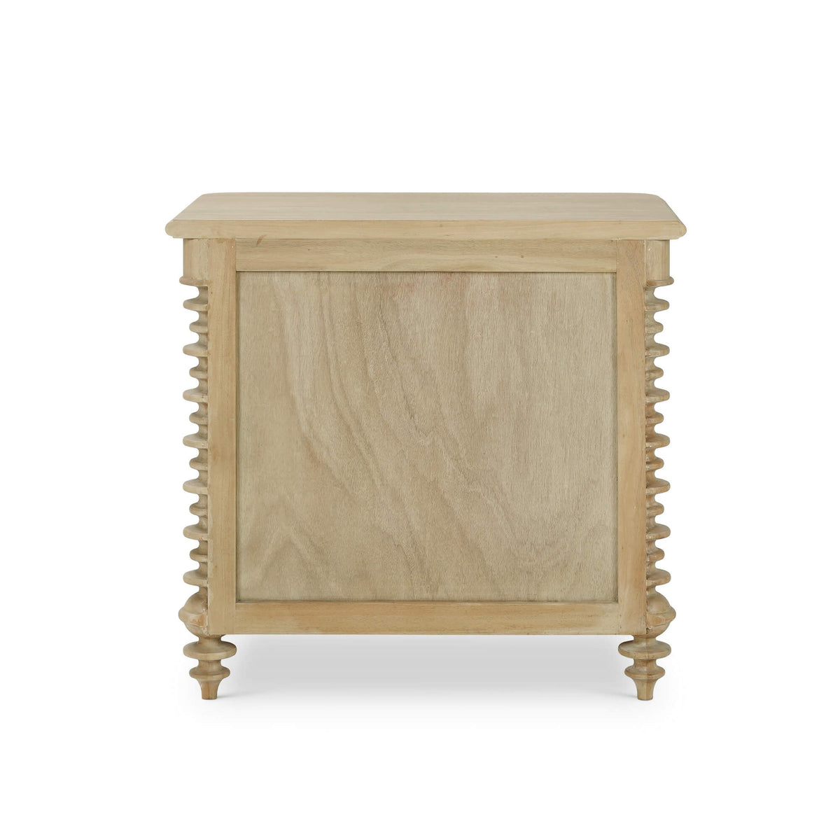 Milano 2 Drawer Bedside Table in Fruitwood