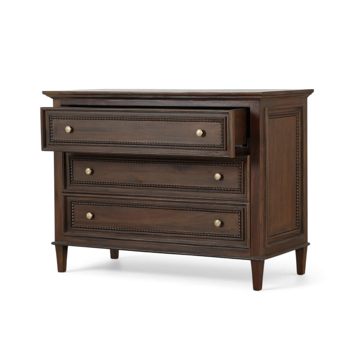 Vivienne 3 Drawer Dresser in Walnut