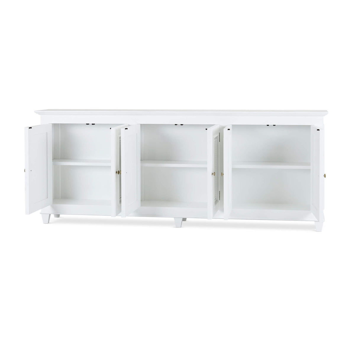 Vivienne Narrow Sideboard in True White