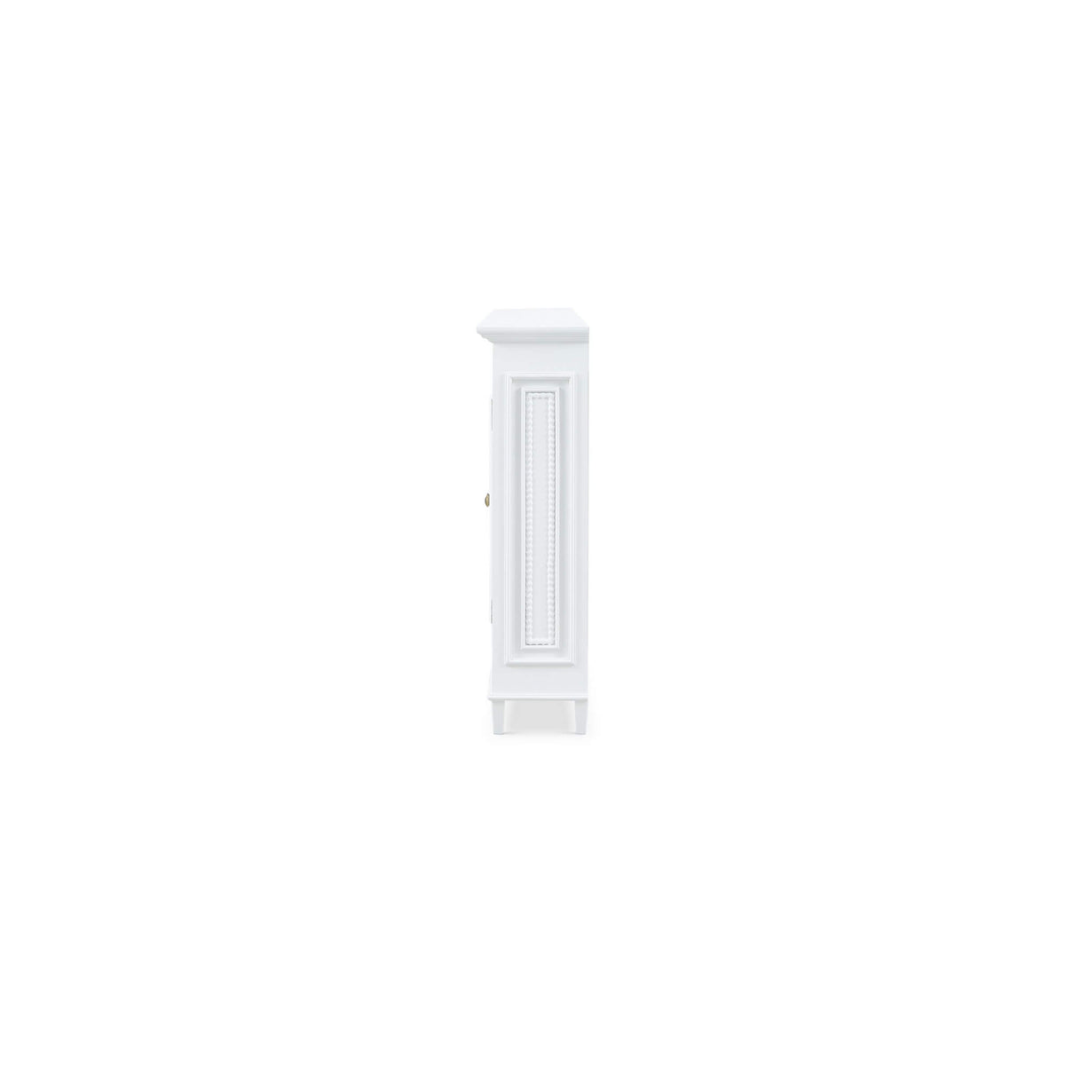 Vivienne Narrow Sideboard in True White