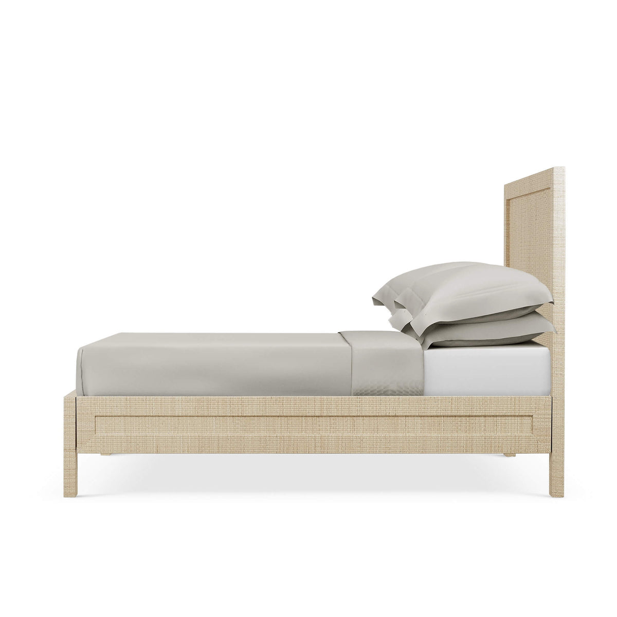Kagu Rattan Bed Queen w/ Rattan Natural