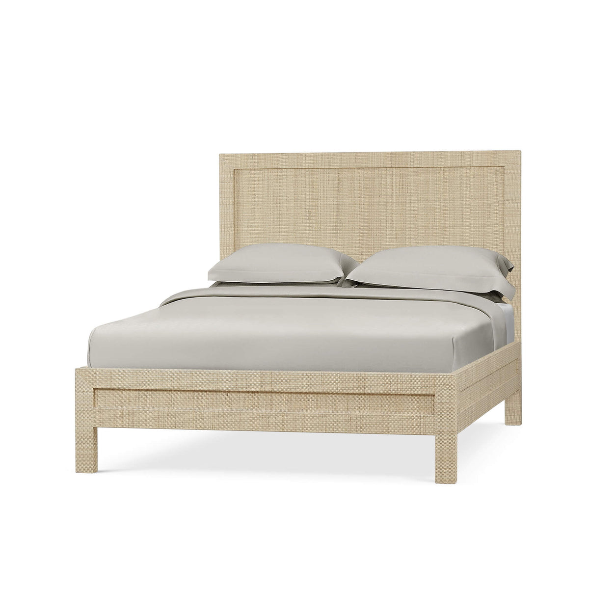 Kagu Rattan Bed Queen w/ Rattan Natural