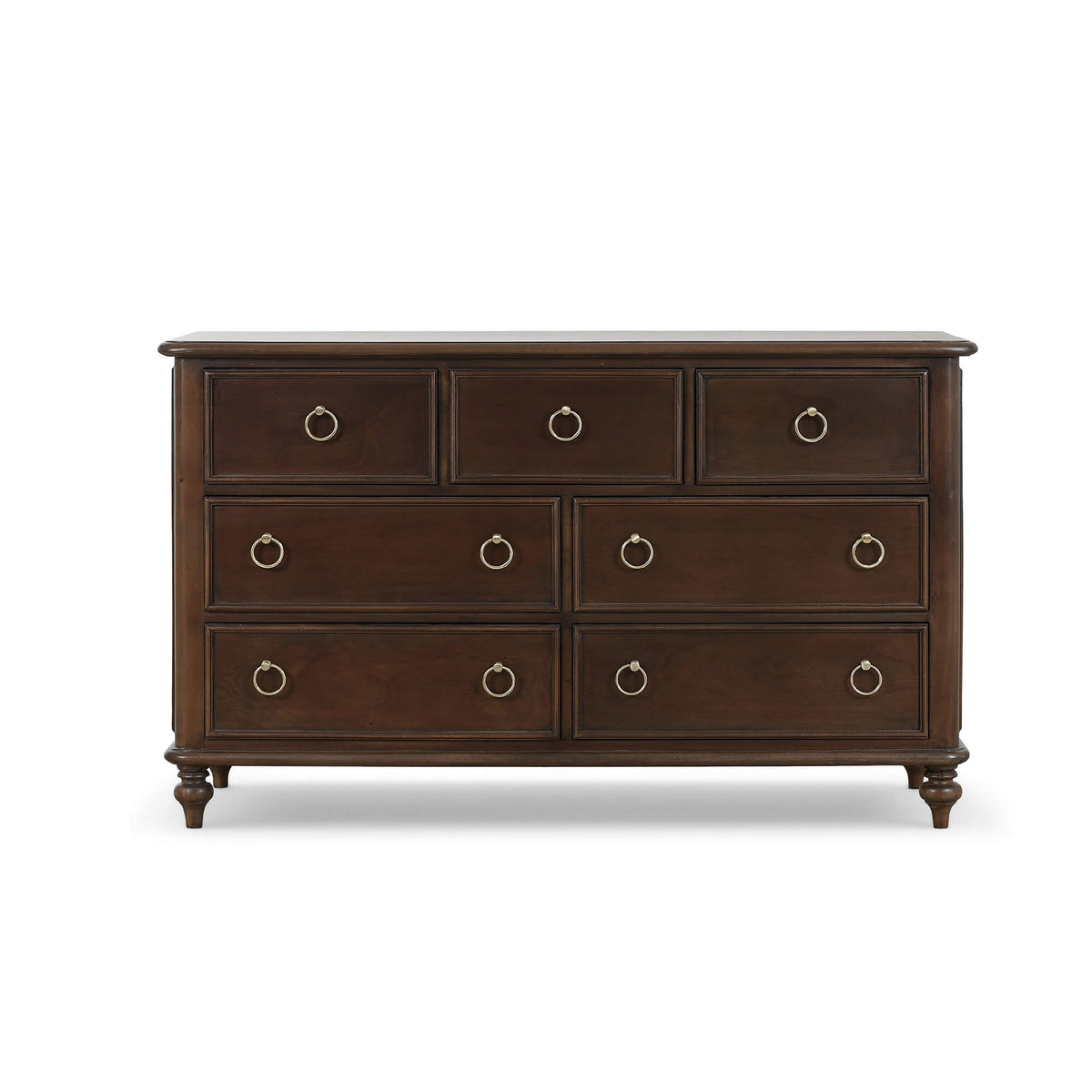 Savannah 7 Drawer Dresser in Walnut