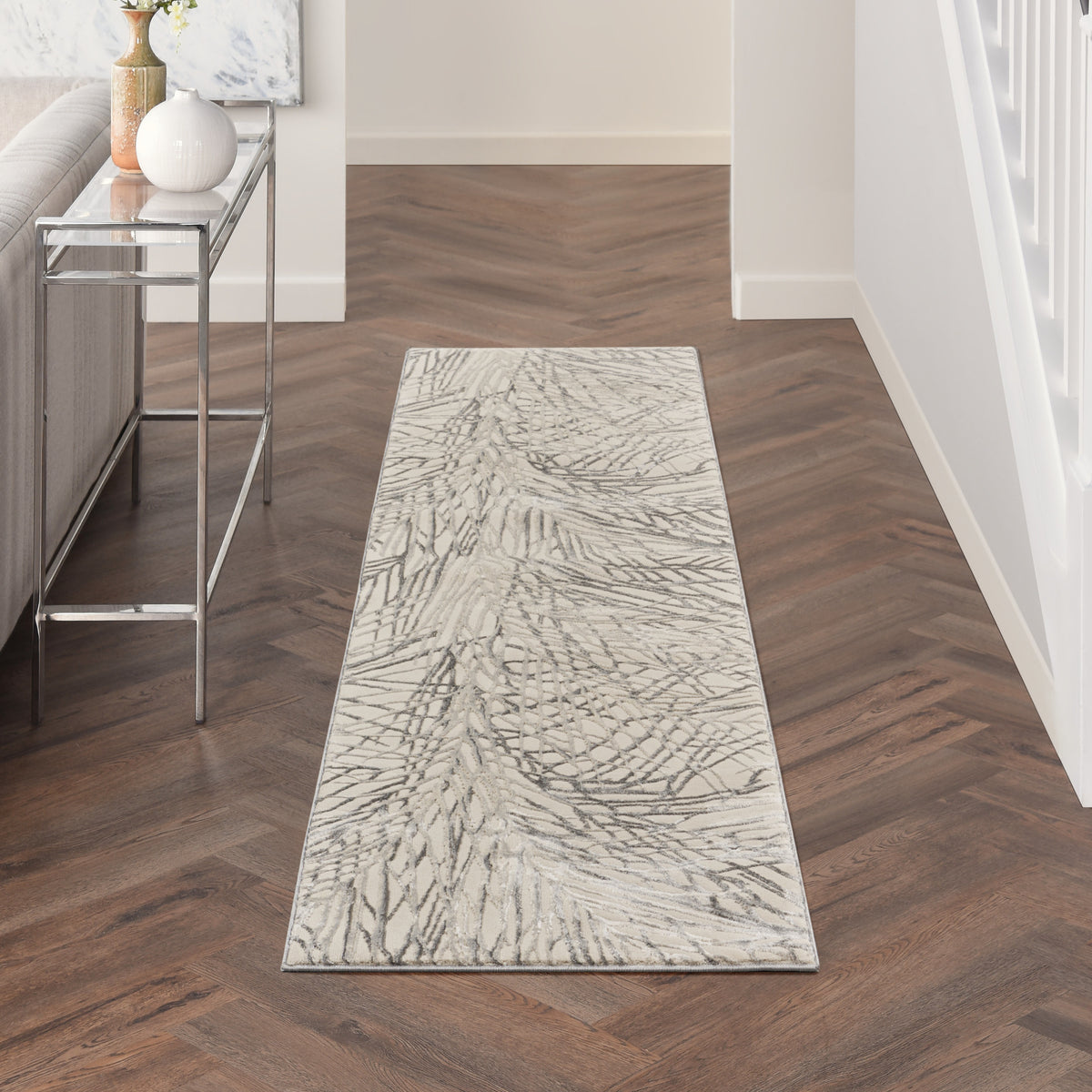 Rustic Textures RUS17 Ivory/Grey Rug