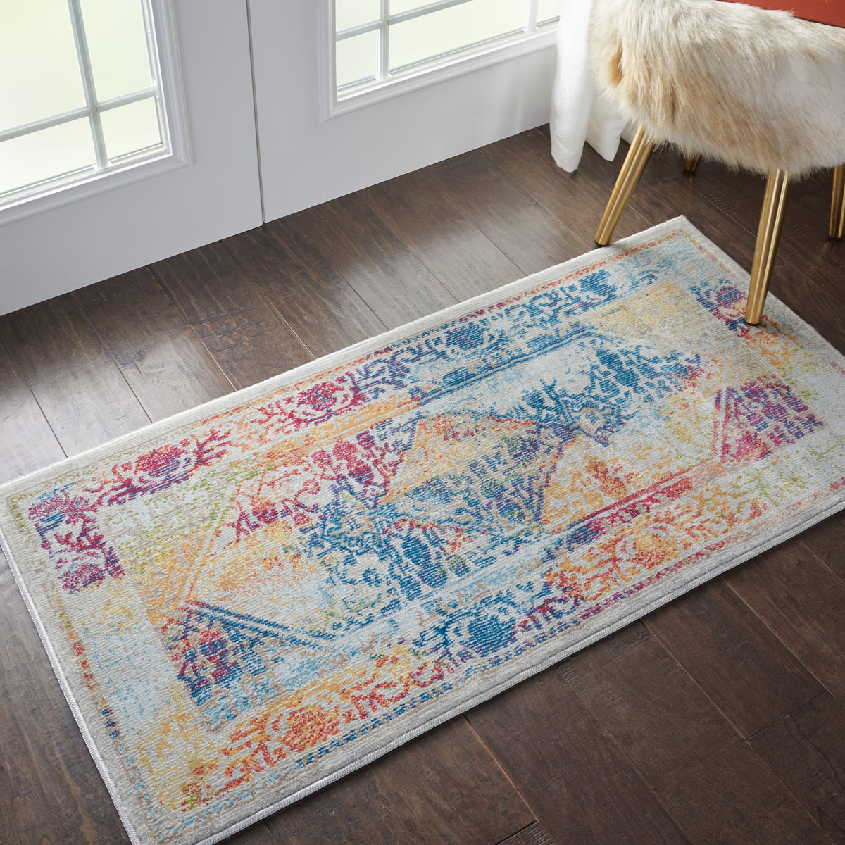 Ankara Global ANR04 Ivory Multicolor Rug