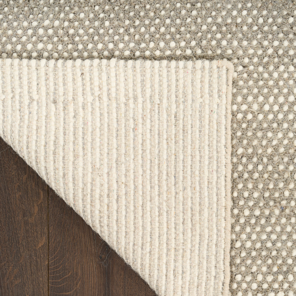 Pure Rows ROW01 Ivory Grey Rug