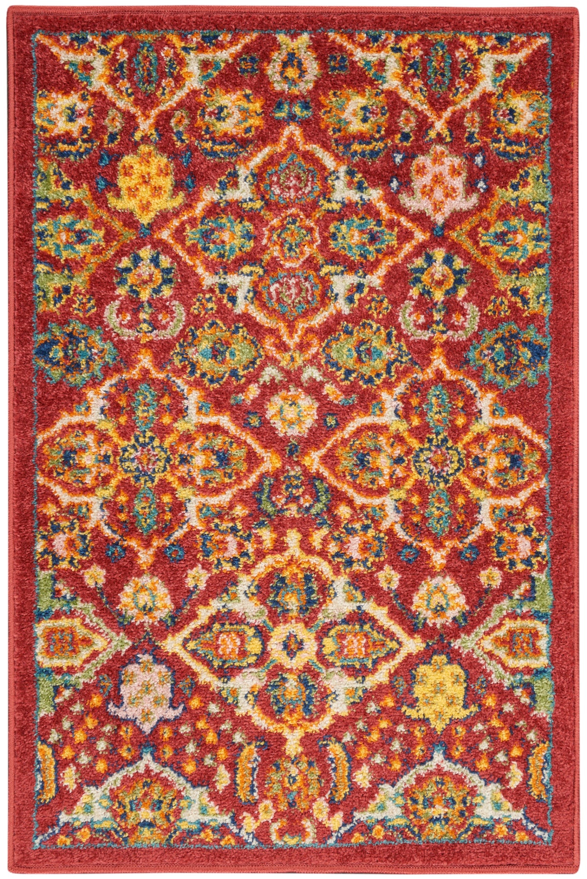 Allur ALR03 Red Multicolor Rug