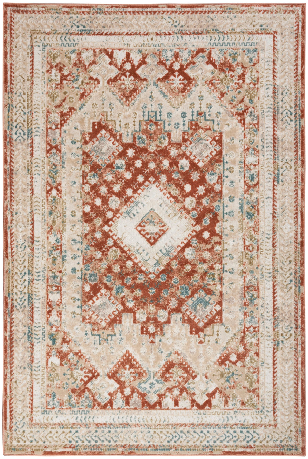 Thalia THL04 Rust Multicolor Rug