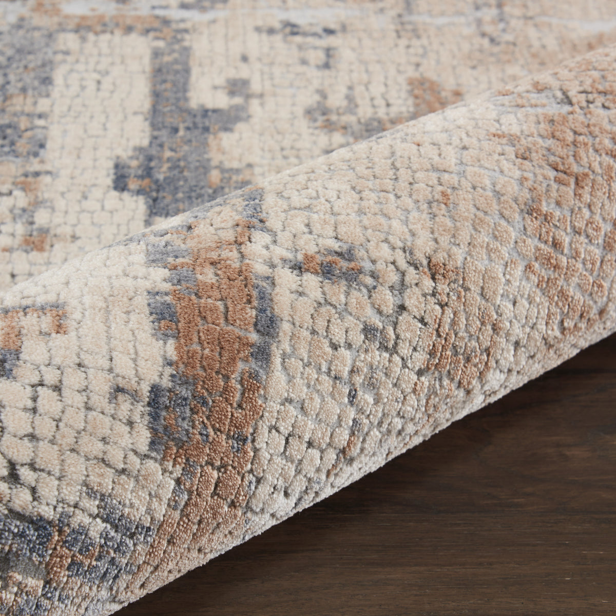 Rustic Textures RUS06 Beige Grey Rug