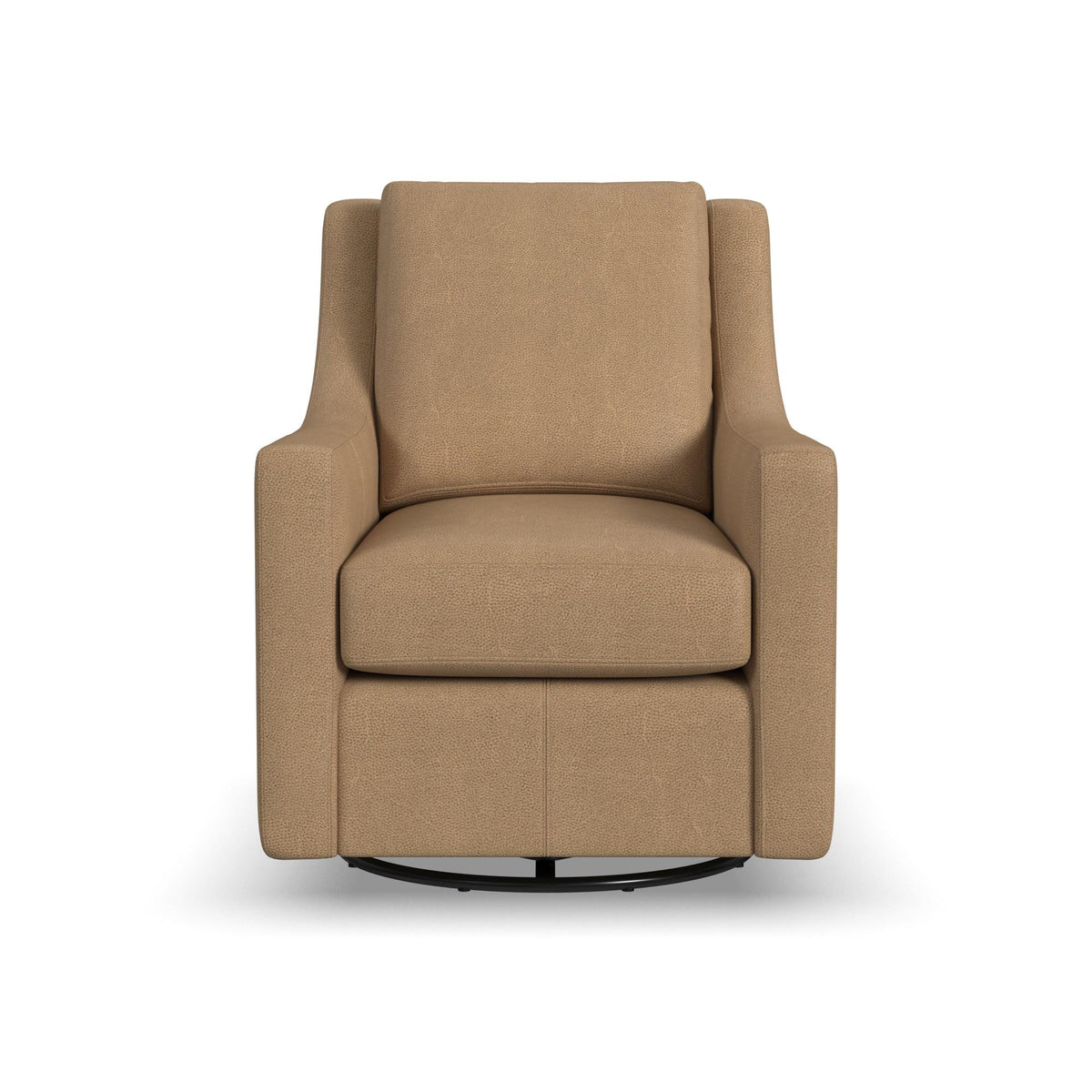 Murph Leather Swivel Glider