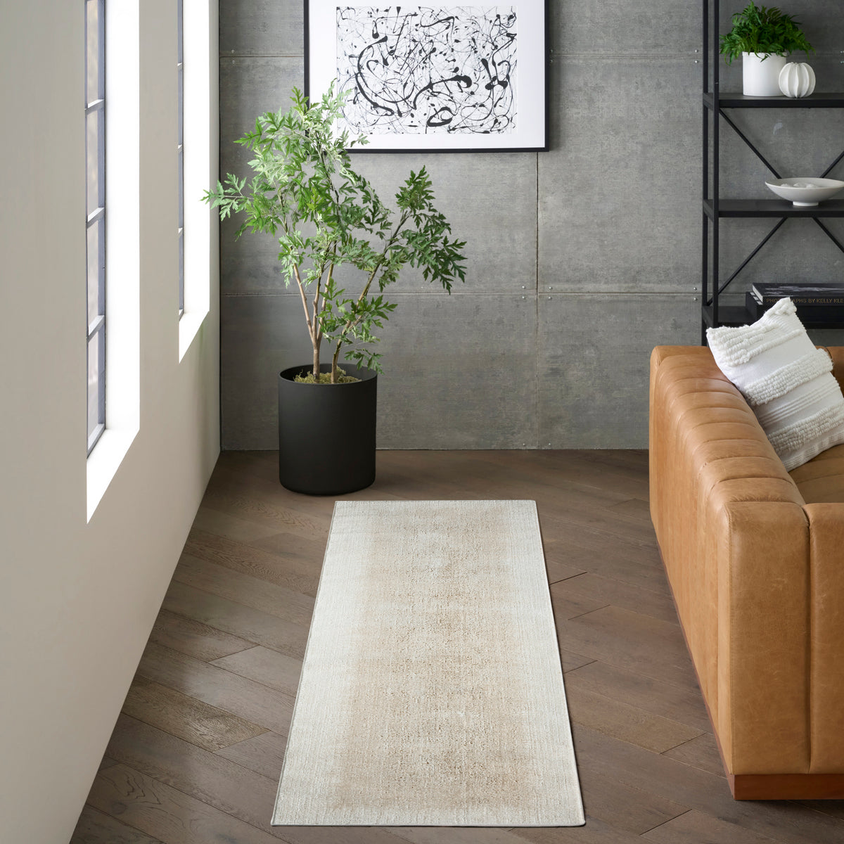 Grand Street GRN03 Ivory Beige Rug