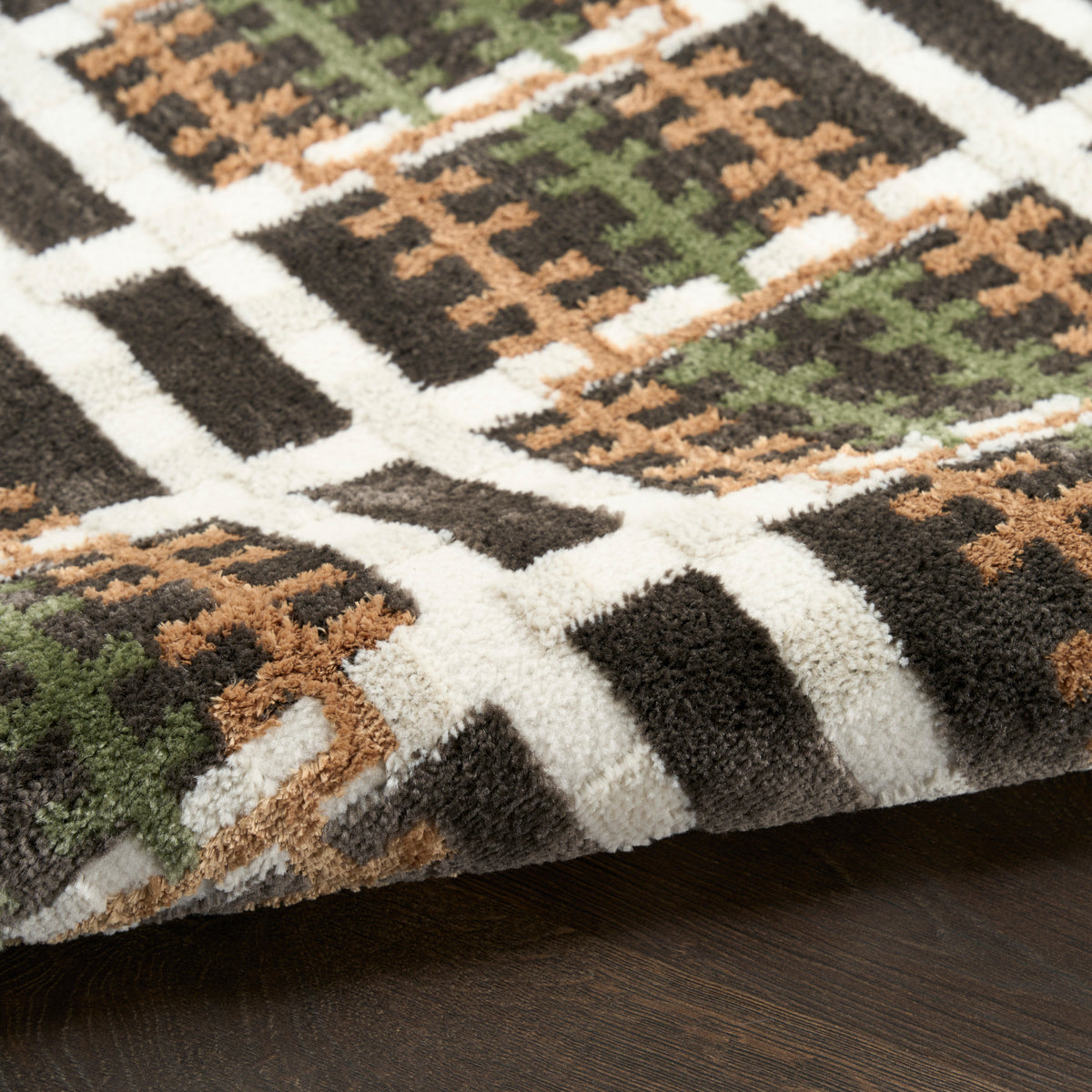Nordic NRC08 Charcoal Multicolor Rug