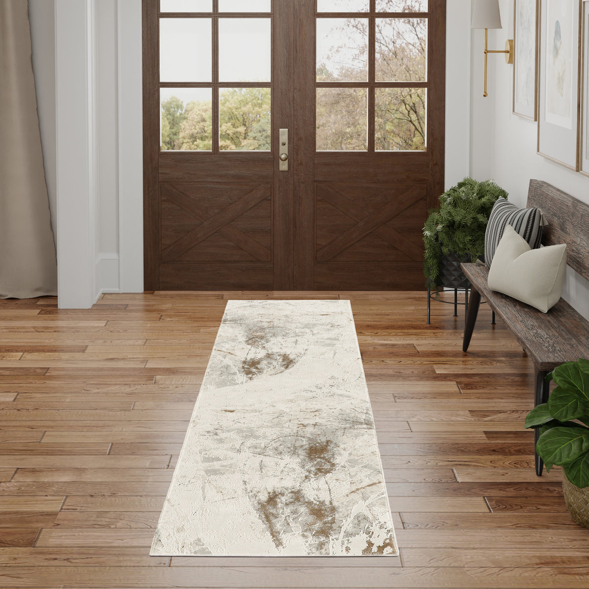Desire DSR04 Cream Grey Rug