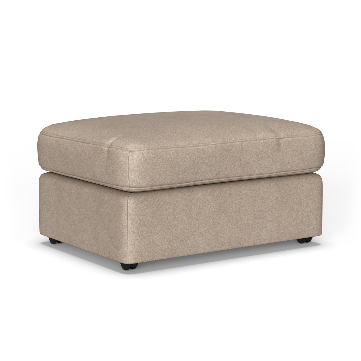 Vail Leather Ottoman