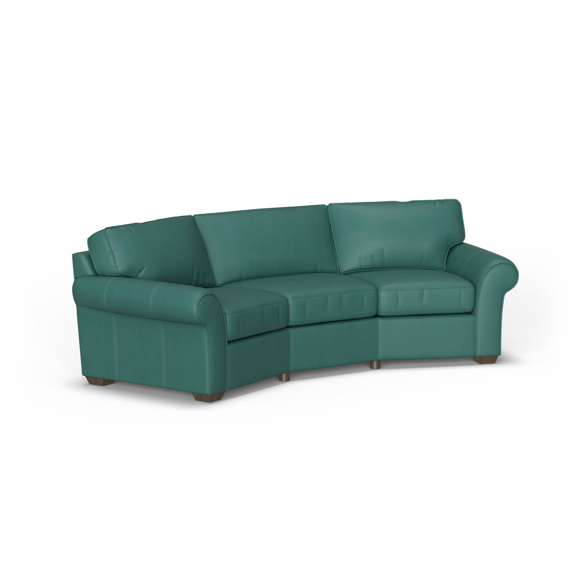 Vail Leather Conversation Sofa