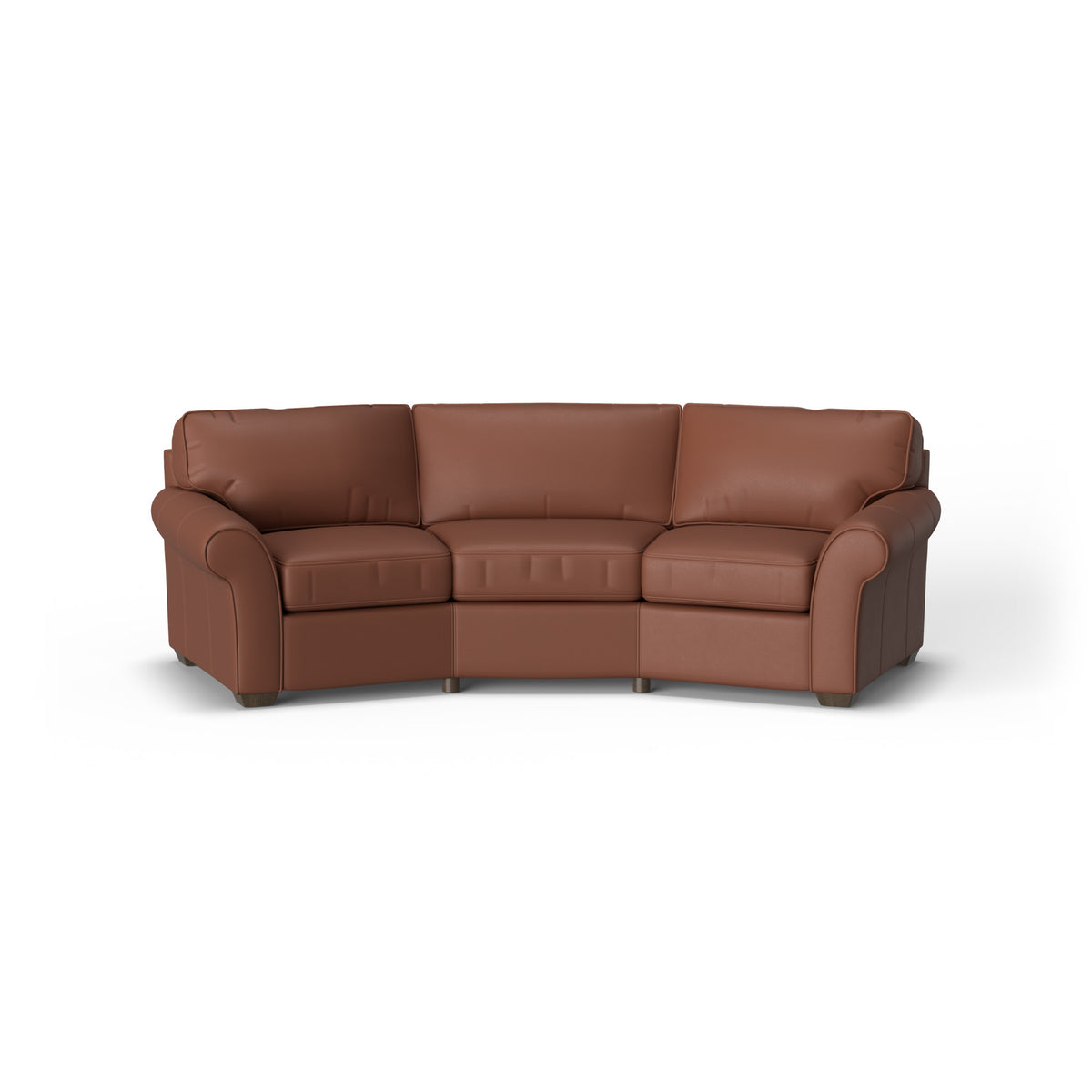 Vail Leather Conversation Sofa