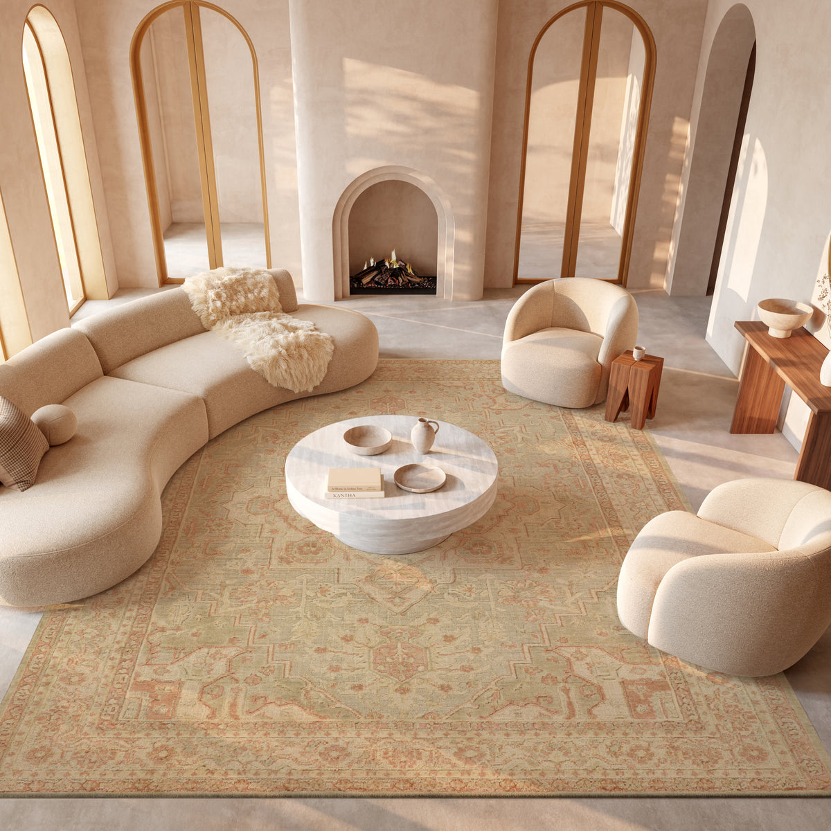 Ravello RVL02 Sage Rug