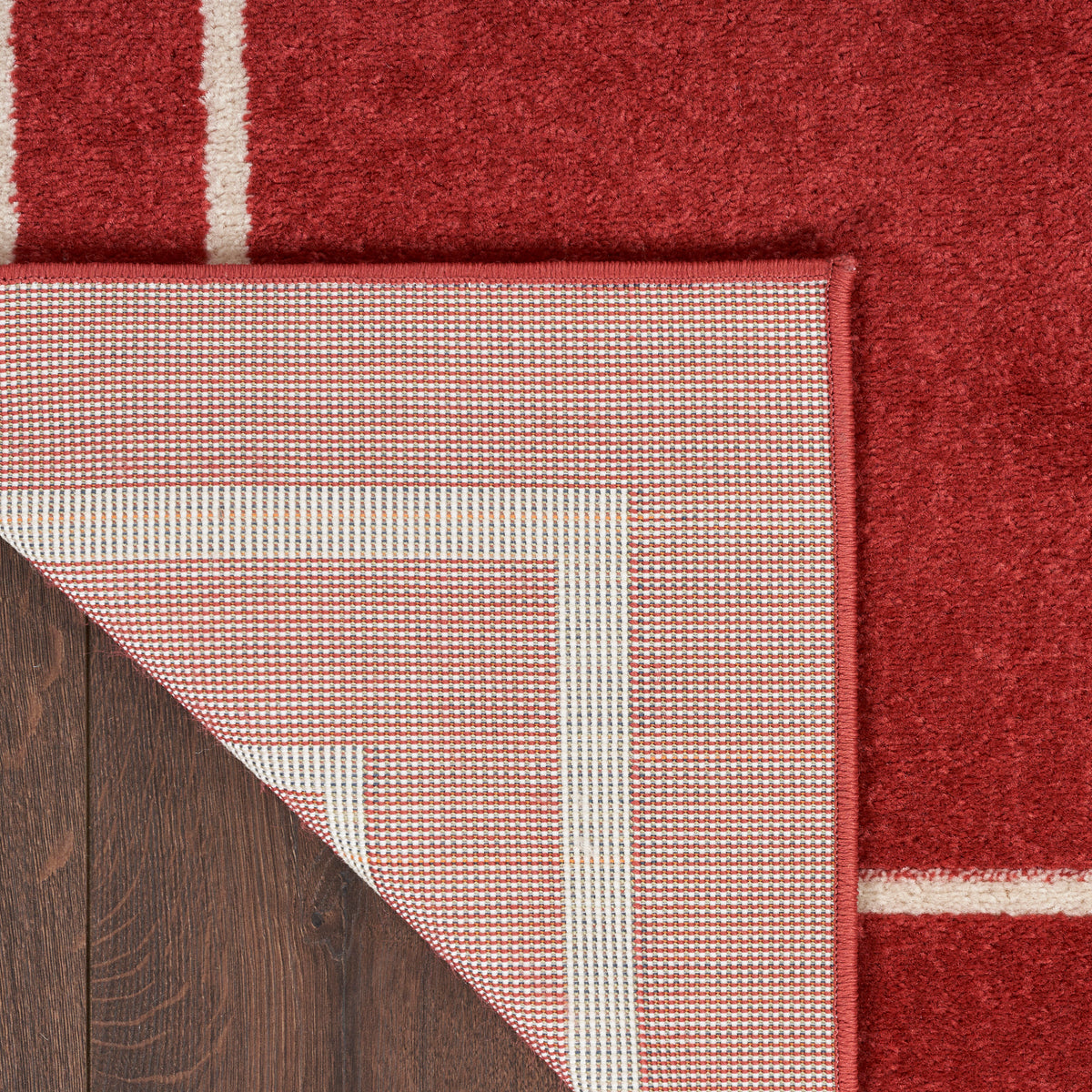 Nourison Essentials NRE02 Brick Ivory Rug