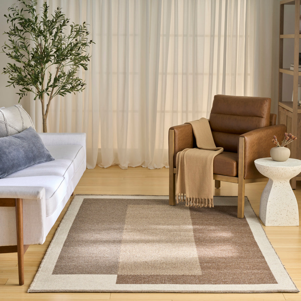Copenhagen CPN02 Ivory Mocha Rug