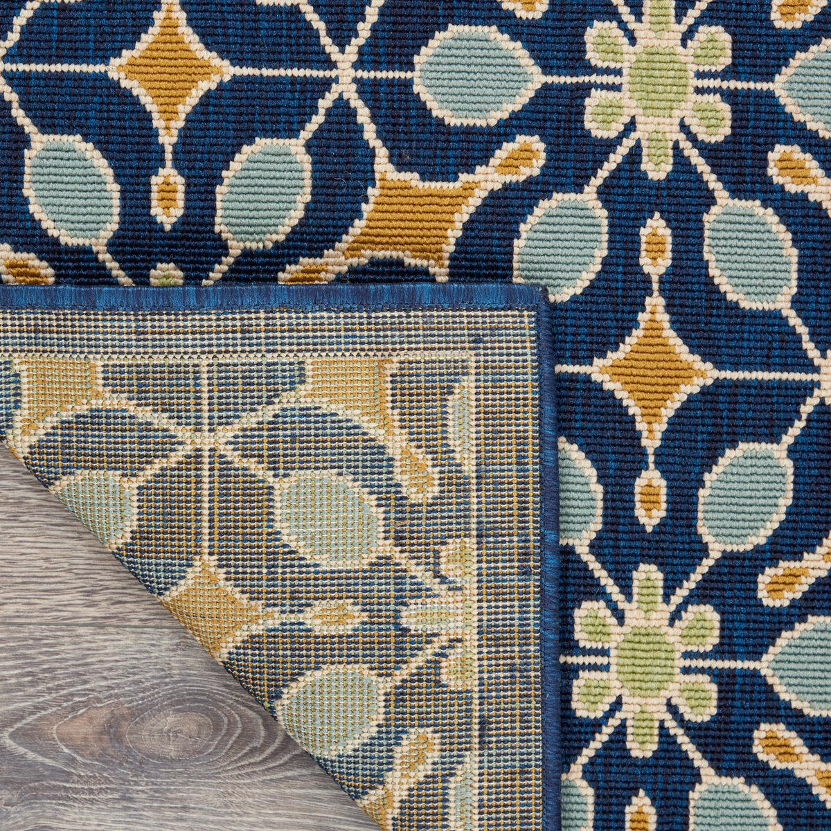 Caribbean CRB07 Navy Rug