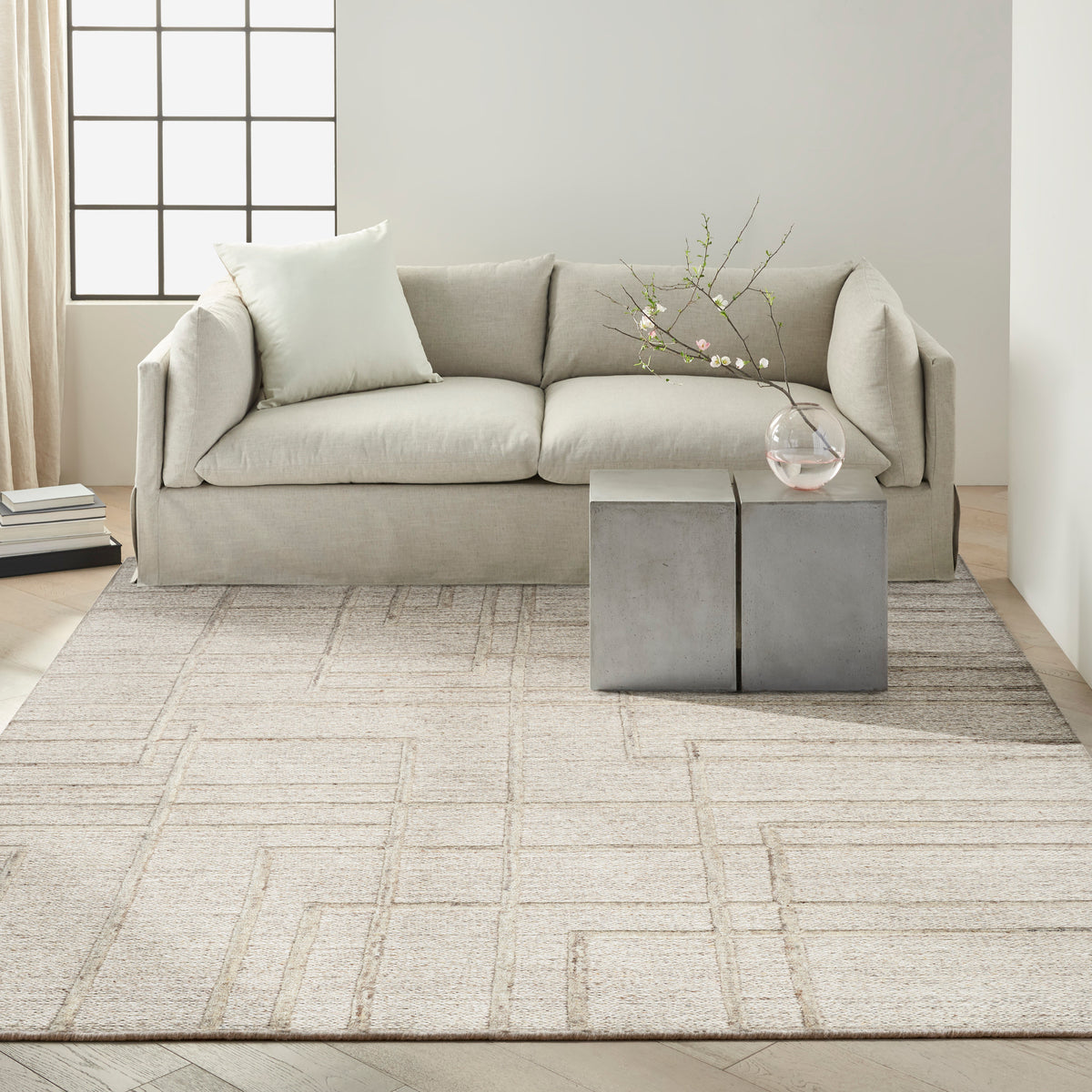 CK045 Impressions IMP01 Silver Rug