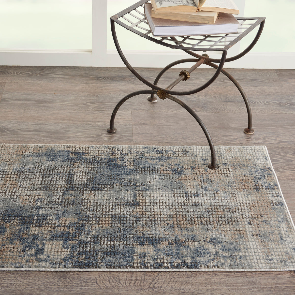 Quarry QUA02 Blue Beige Rug