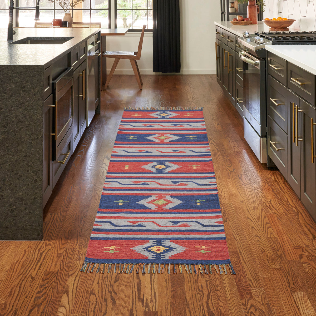 Baja BAJ03 Blue Red Rug