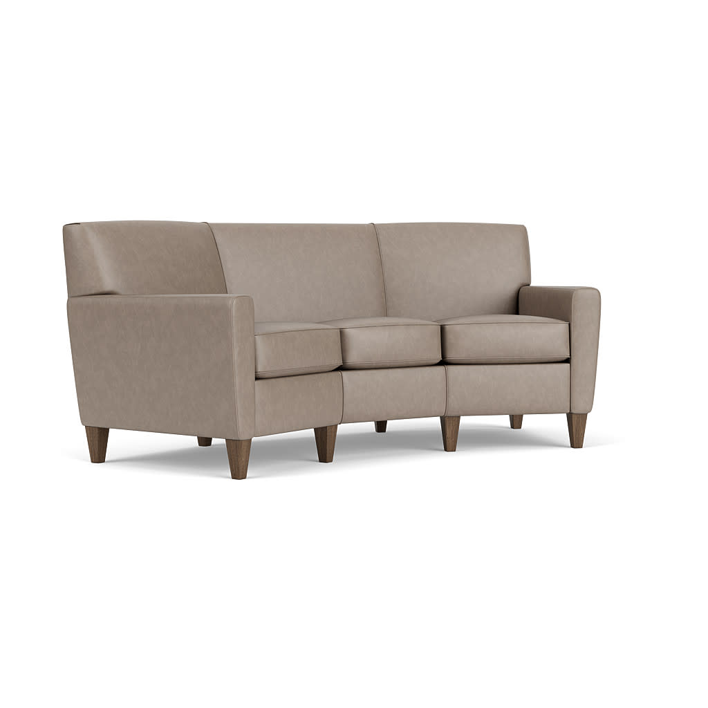 Digby Leather Conversation Sofa