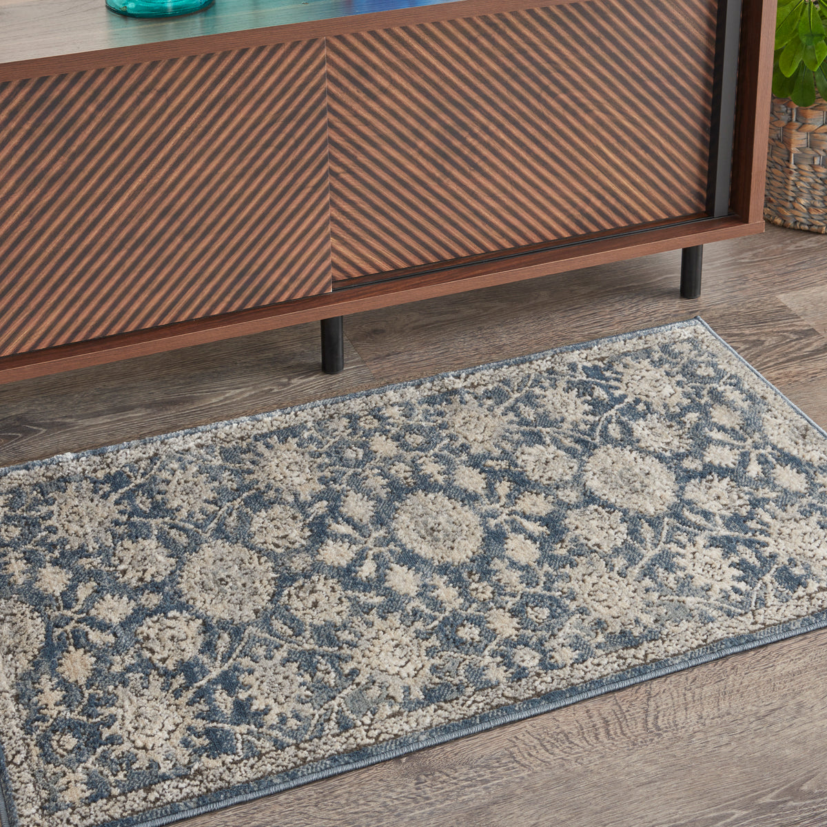 Quarry QUA06 Blue Beige Rug