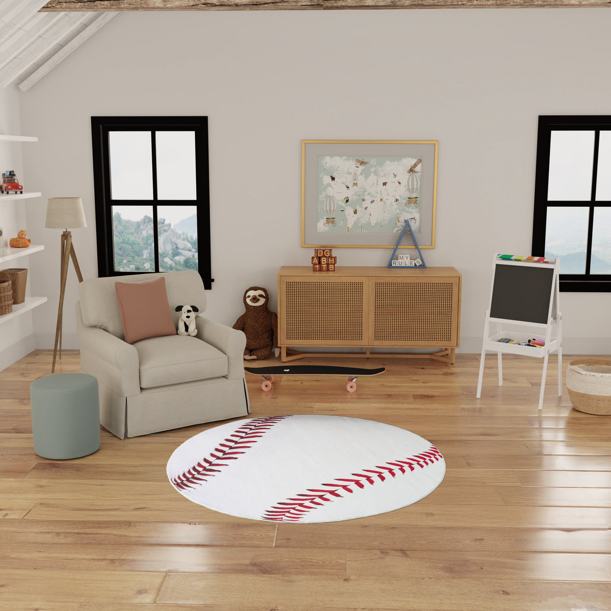 Imagination IMA02 White Rug