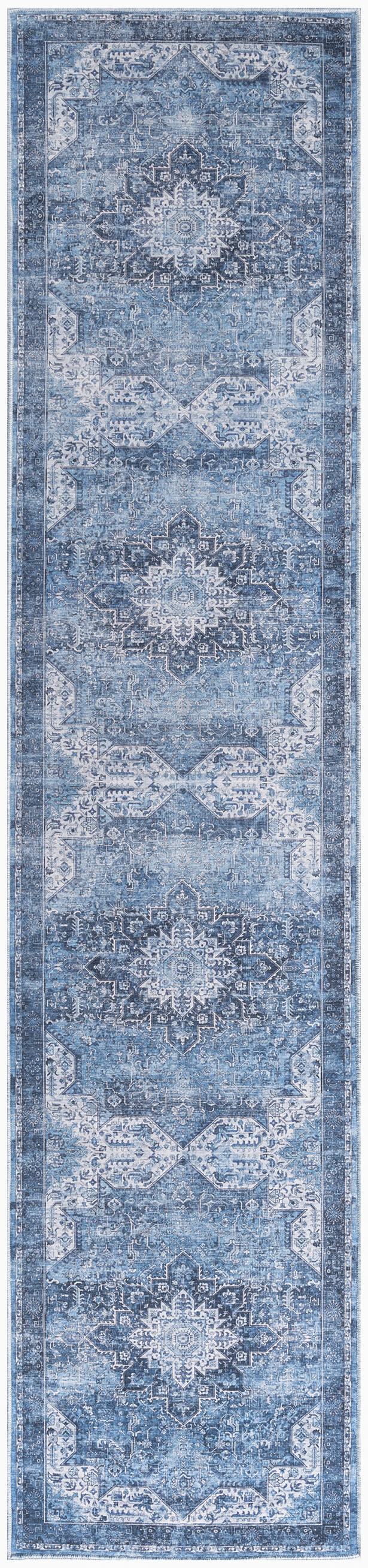 Nourison Washables NWB15 Blue Rug
