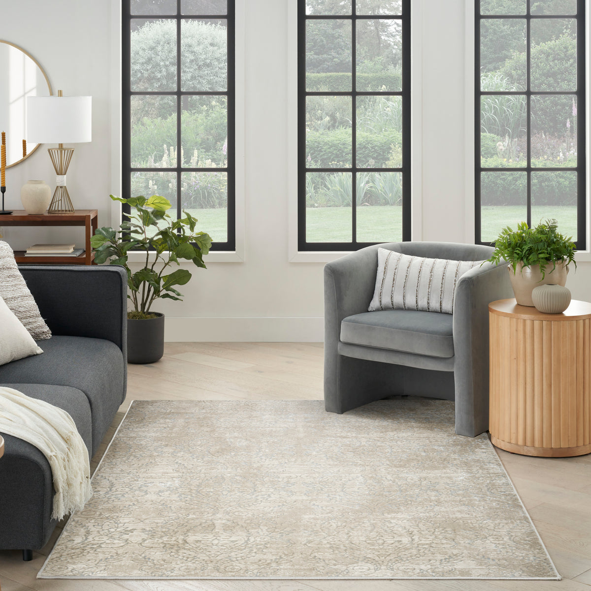 Sparkle ILI01 Beige Grey Rug