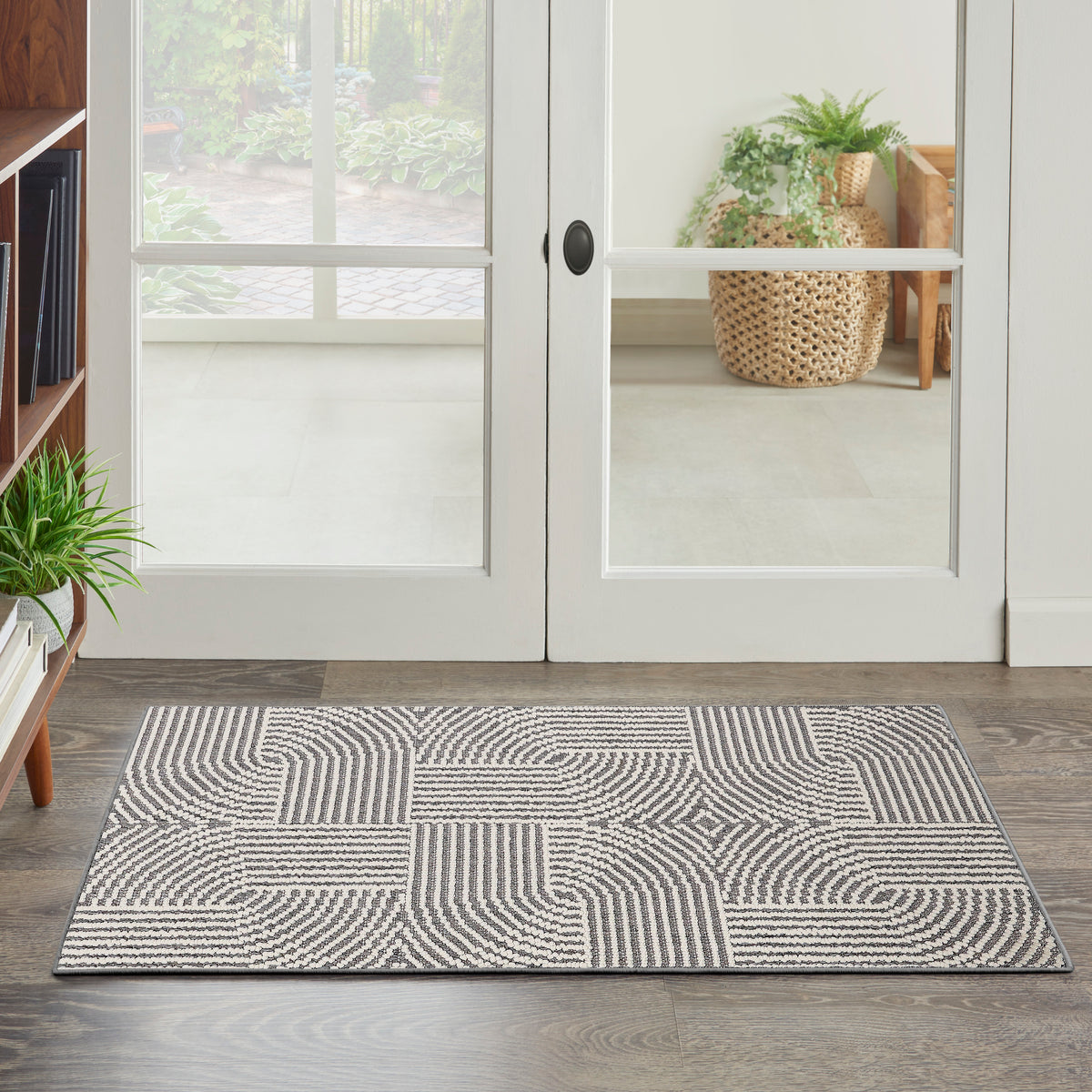 Natural Texture NTX02 Charcoal Ivory Rug