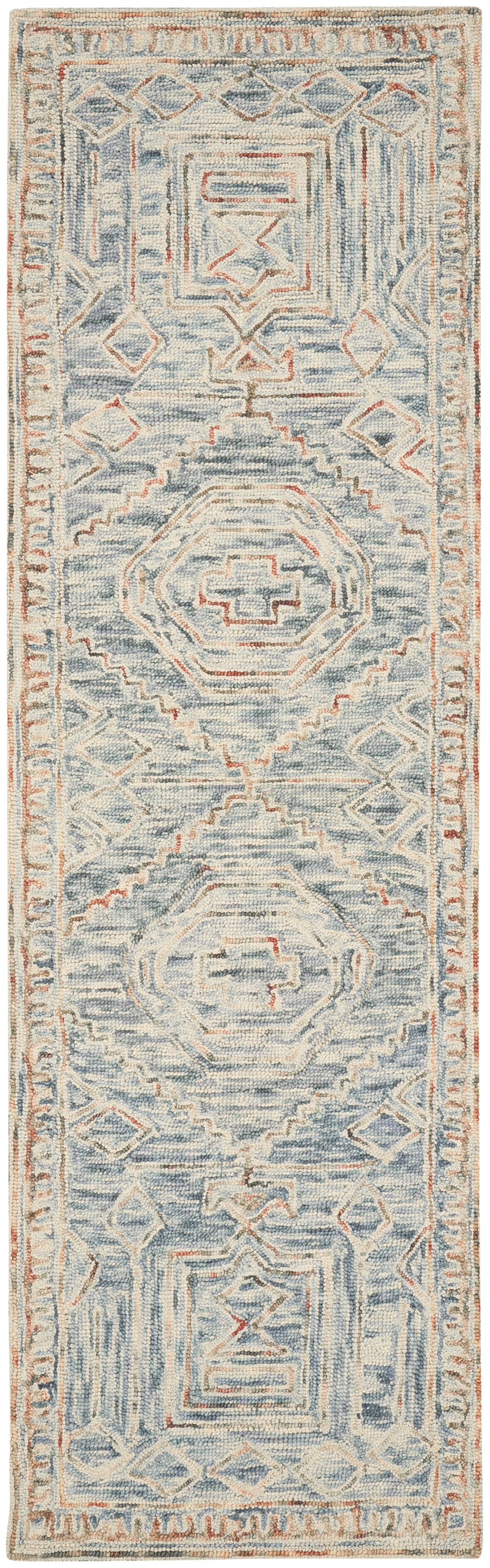 Interlock ITL02 Blue Multicolor Rug
