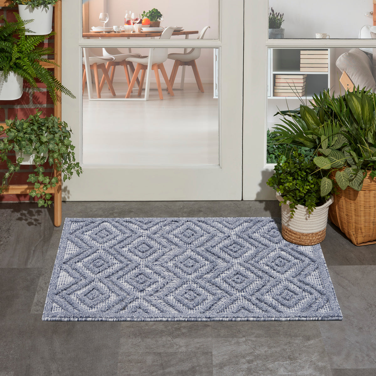 Versatile NRV01 Denim Blue Rug