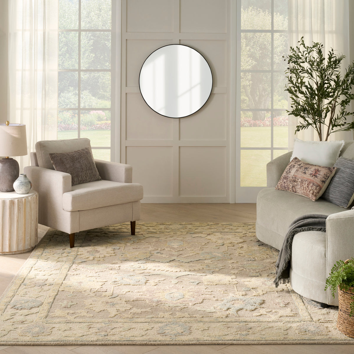 Maison MSO01 Taupe Ivory Rug