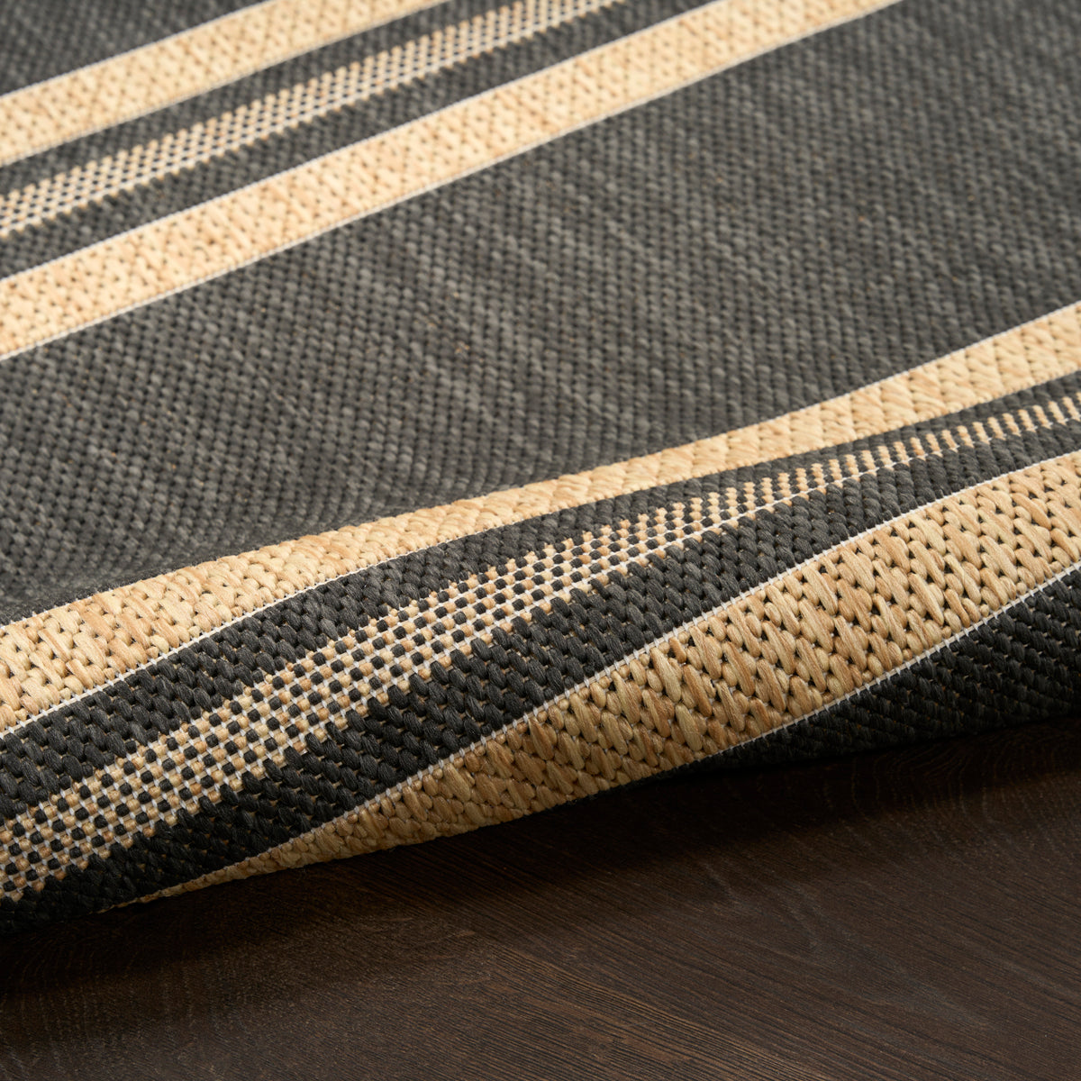 Horizon Indoor/Outdoor HOZ05 Charcoal Rug