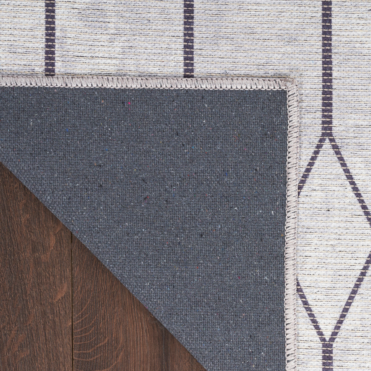 New Concept Washables SR107 Ivory Grey Rug