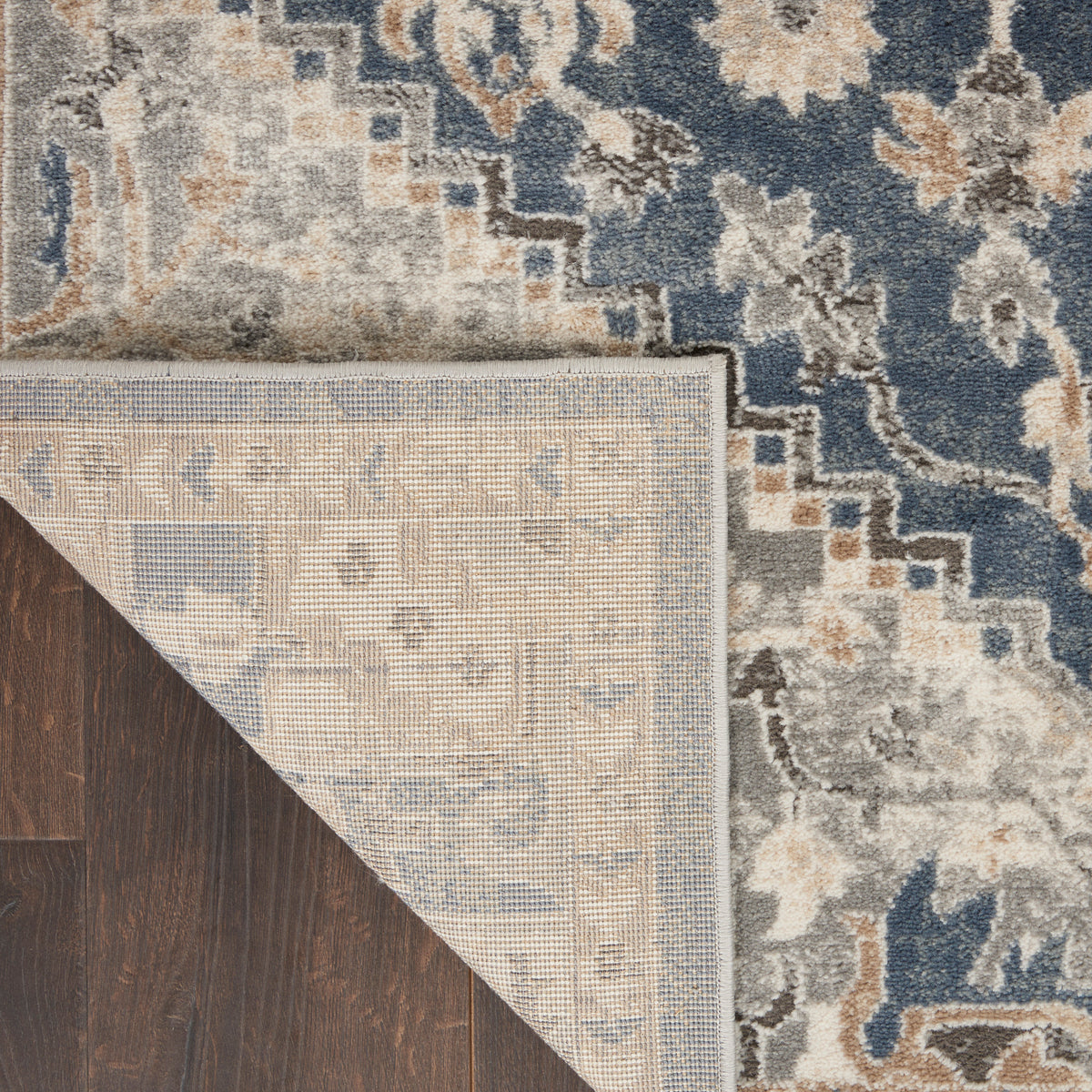 Quarry QUA08 Ivory Blue Rug