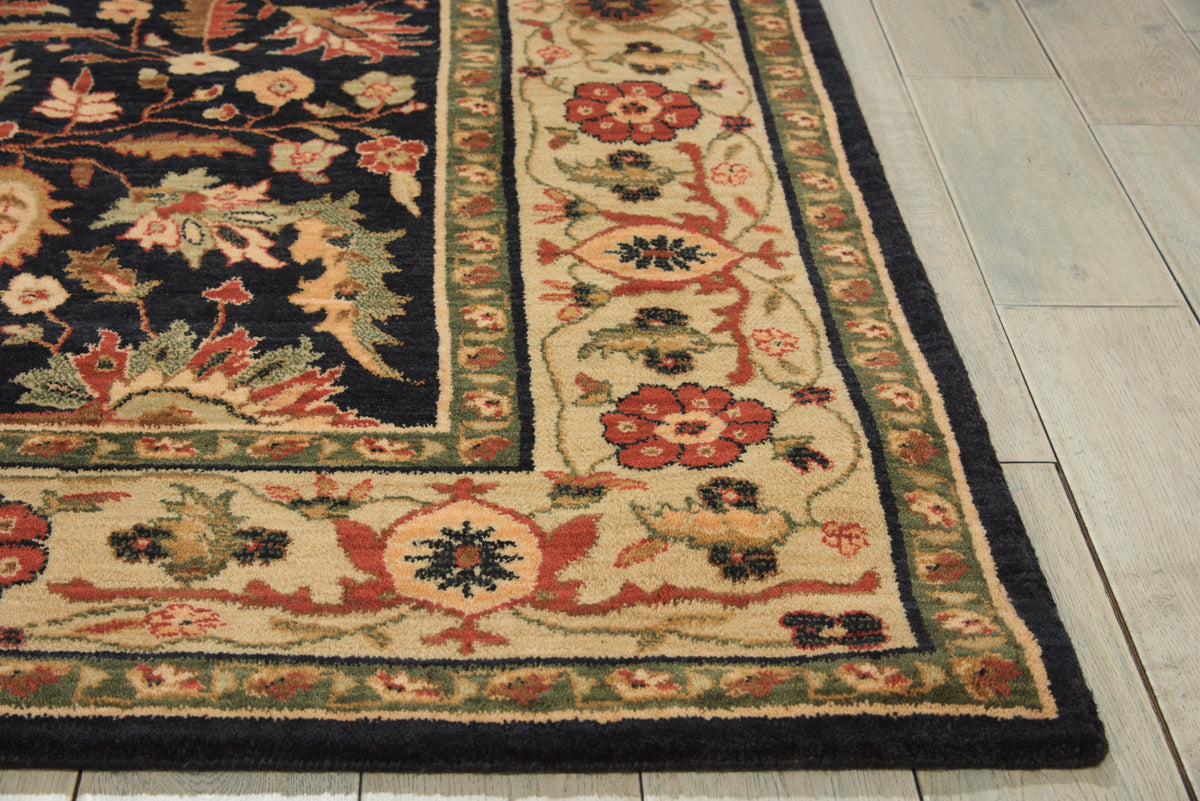 Living Treasures LI14 Midnight Rug