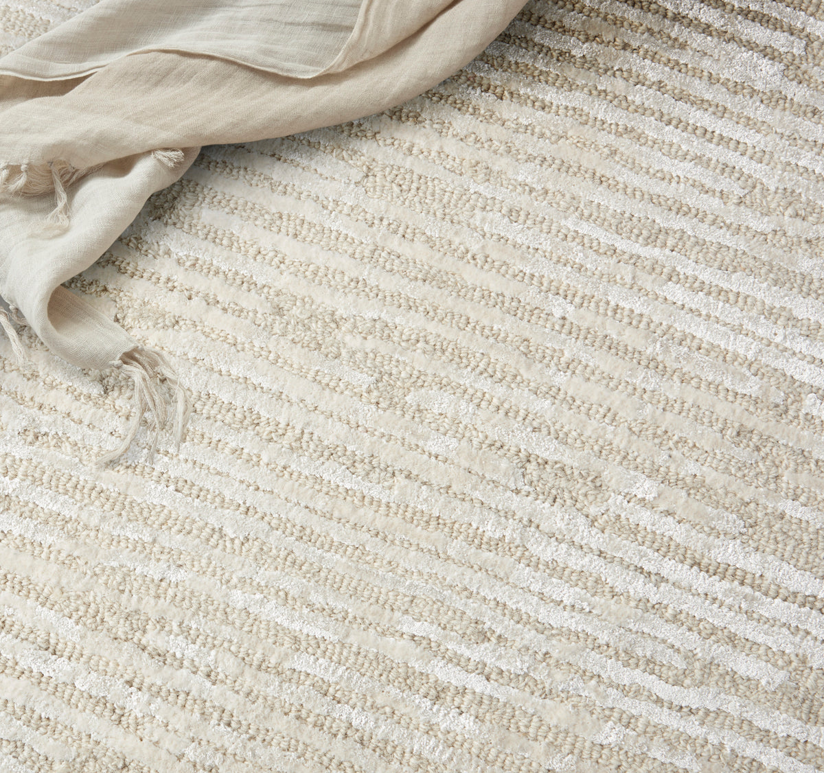 CK010 Linear LNR01 Ivory Rug