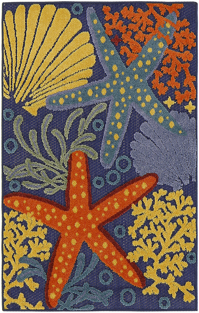 Aloha ALH24 Navy Multicolor Rug