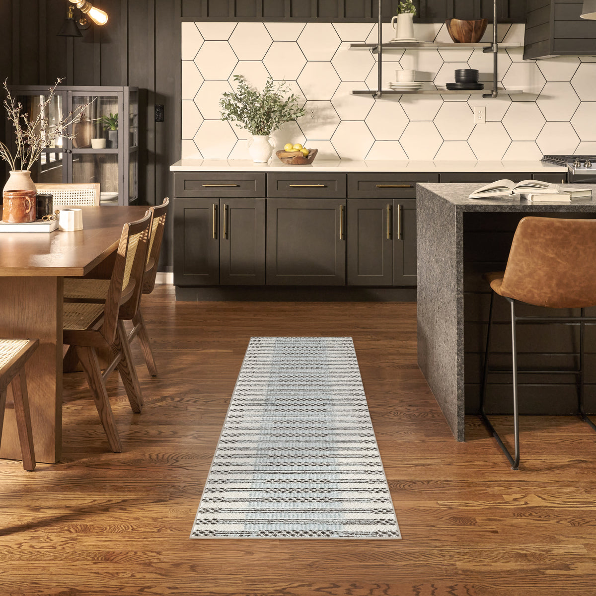 Nordic NRC15 Ivory Blue Rug
