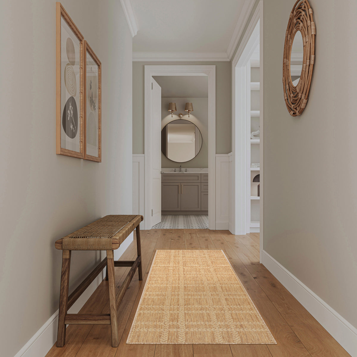 Horizon Indoor/Outdoor HOZ04 Natural Rug