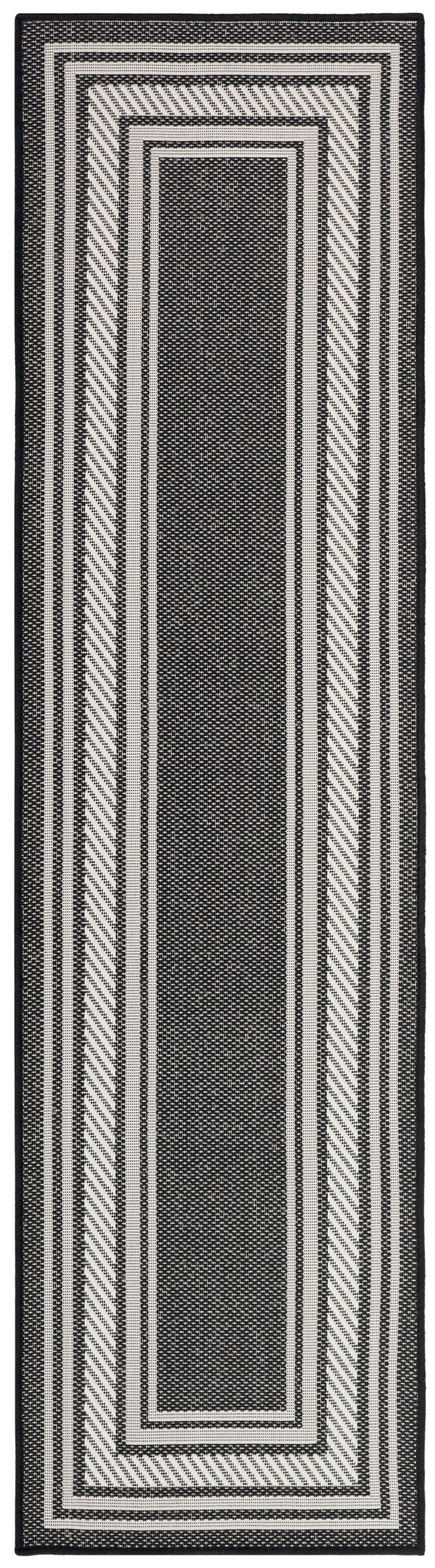 Horizon Indoor/Outdoor HOZ03 Black Rug