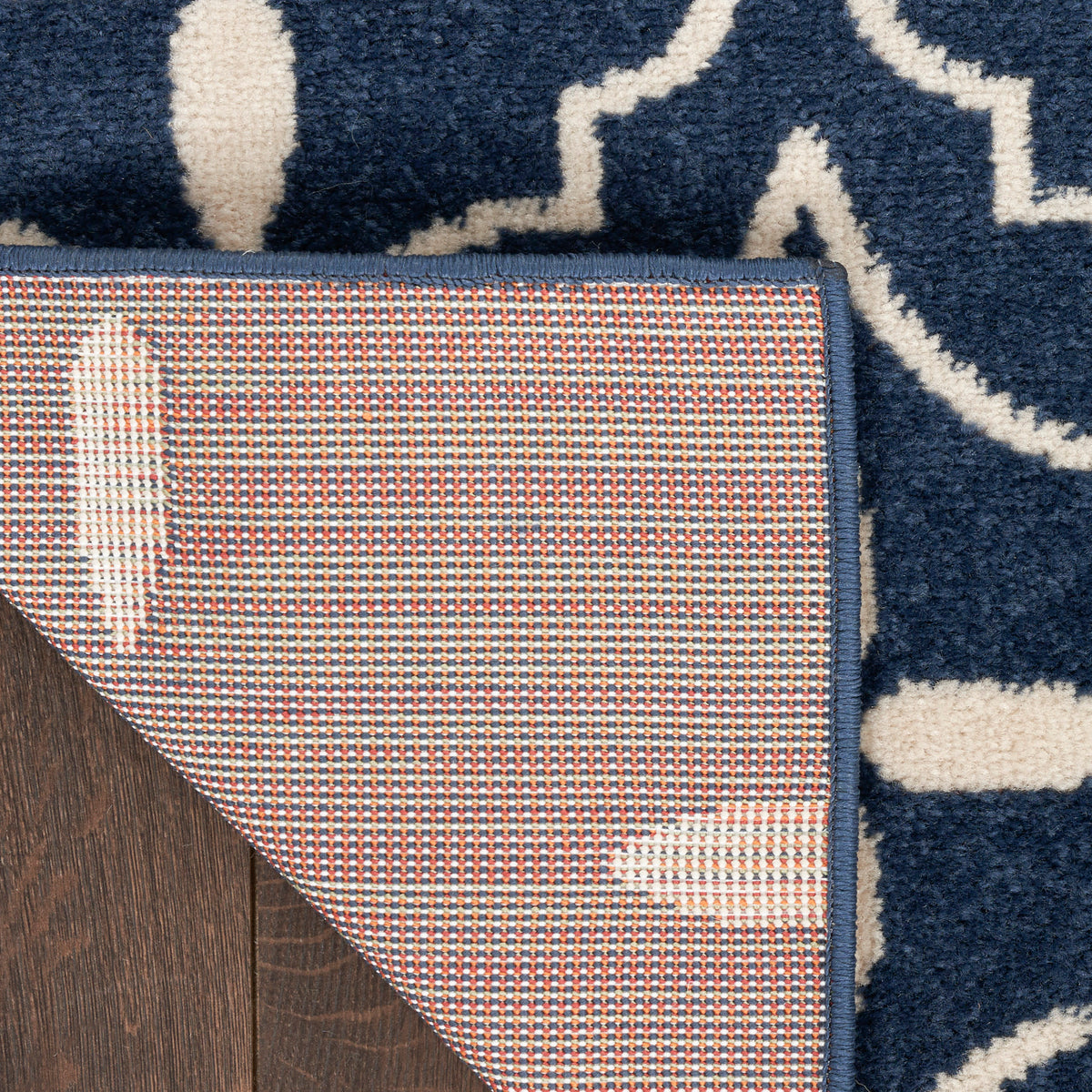 Nourison Essentials NRE04 Navy Ivory Rug