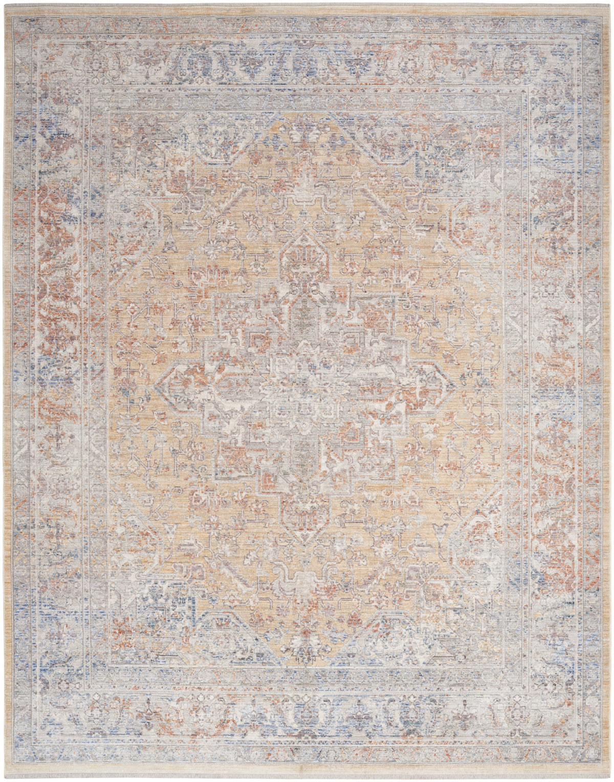 Elegant Heirlooms ELH01 Grey Gold Rug