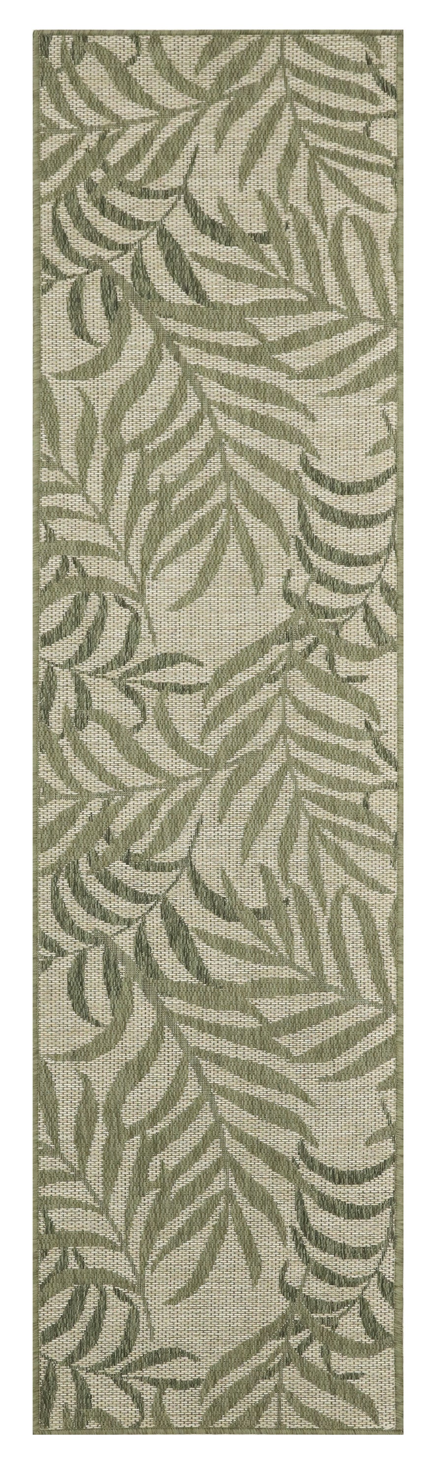 Garden Oasis GOA01 Ivory Green Rug