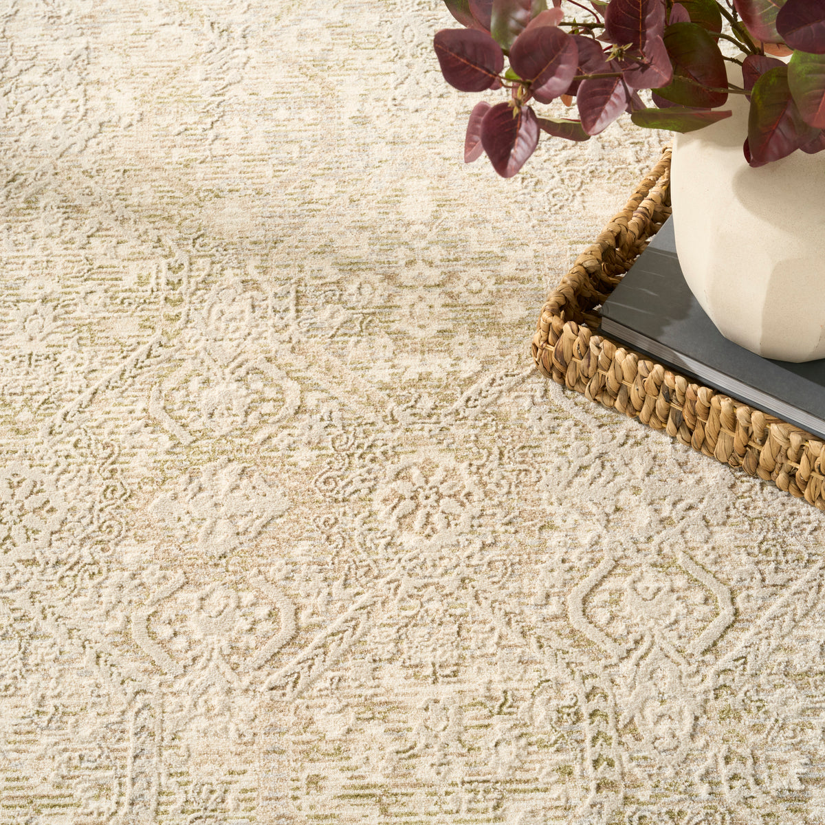 Sultana SLL05 Beige Green Rug